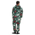 Snuggs Blanket Onesie Green Christmas Deer